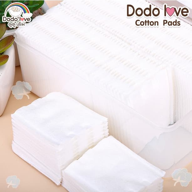 DODOLOVE ผ้าก๊อซทำความสะอาดช่องปากเด็ก สำลีก้านกระดาษ หัวเล็กหัวใหญ่ สำลีแผ่น สำลีก้อน รูปที่ 7