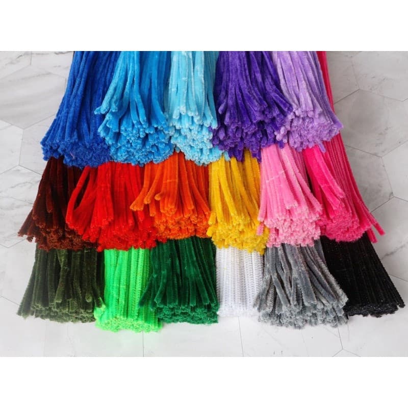 ลวดกำมะหยี่คละสี ยาว30cm รูปที่ 5