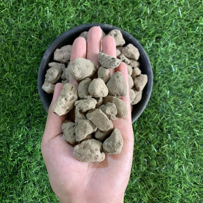 หินภูเขาไฟ 500กรัม 000,00,01,02,1-2 วัสดุปลูกผสมดิน เพิ่มความโปร่งให้ดิน หินภูเขาไฟ พัมมิส รูปที่ 7