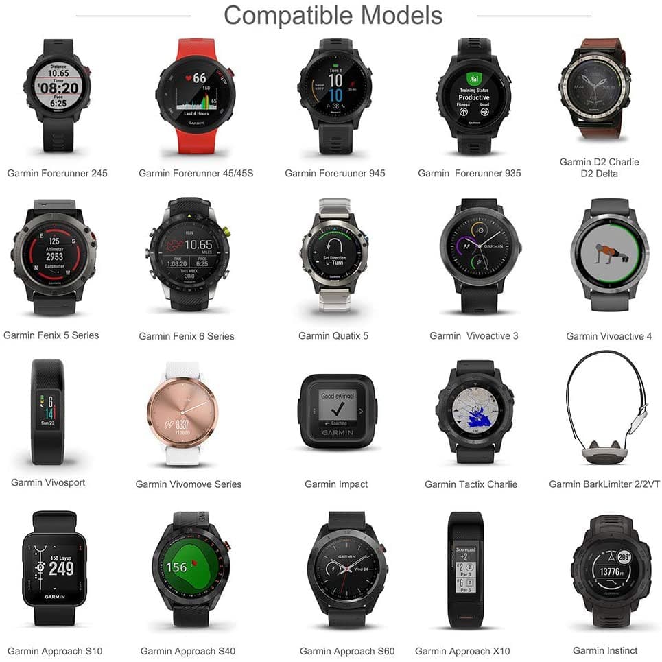 สายชาร์จ สายชาร์ท สำหรับ นาฬิกา Garmin Forerunner 245 / 245 Music - Replacement Data Charging Cable รูปที่ 2
