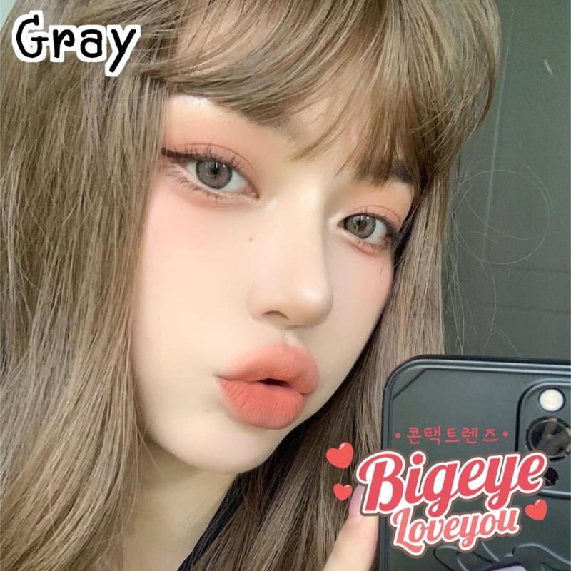 คอนแทคเลนส์Honey Dew Brown / Gray / Green ขนาดมินิ รุ่นฮิตล่าสุดจากเกาหลี รูปที่ 6