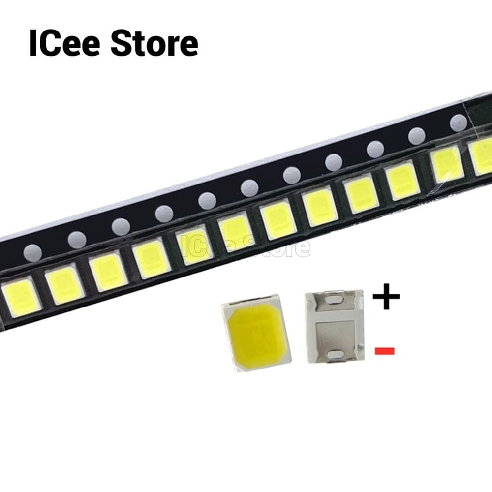 2835 SMD LED 0.2W 60mA สีแดง/เขียว/เหลือง/น้ําเงิน/ขาว 50 ชิ้น รูปที่ 1