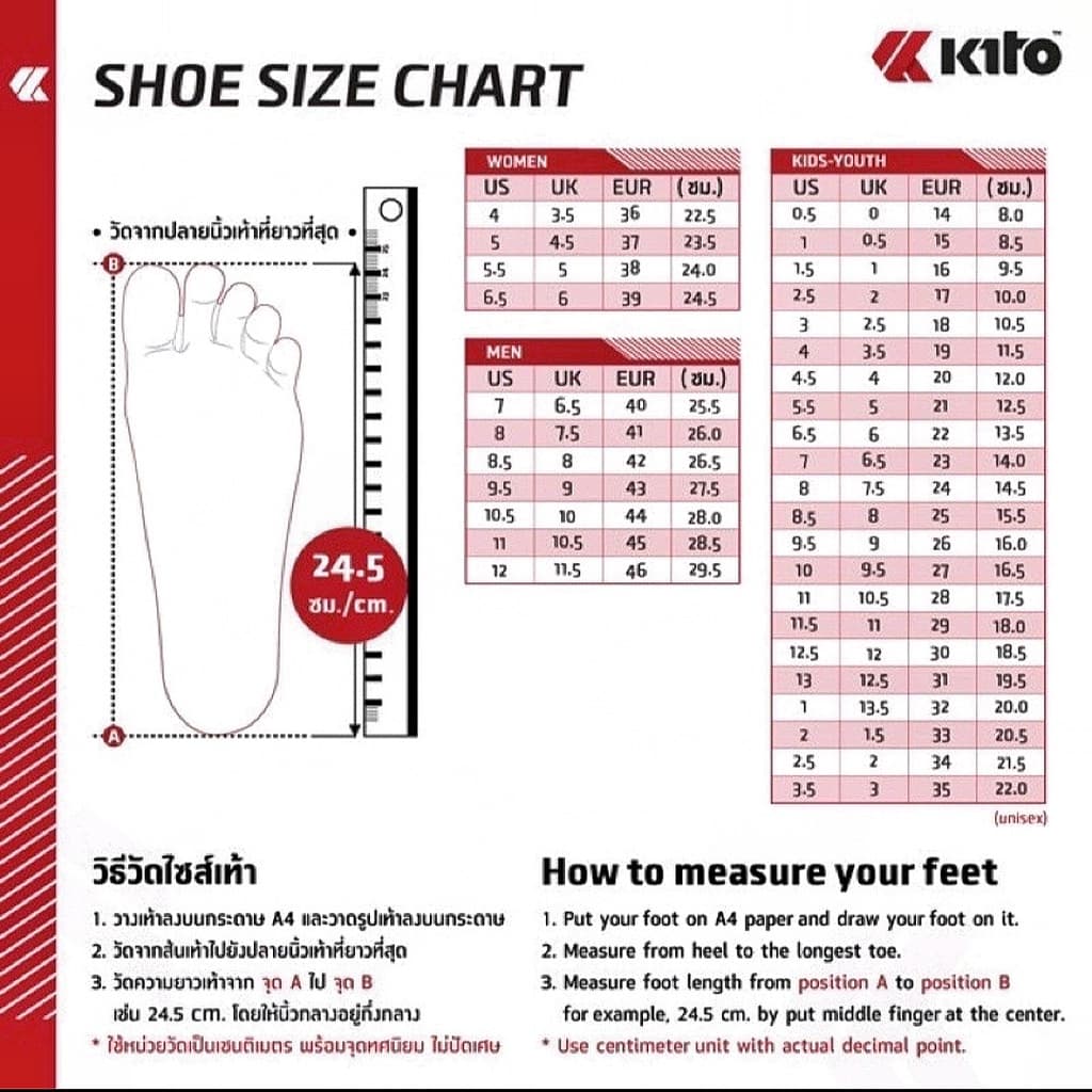 Kito รุ่นAA54m ของแท้ % เก็บเงินปลายทาง รองเท้าแตะกีโต้ size40-46 รูปที่ 2