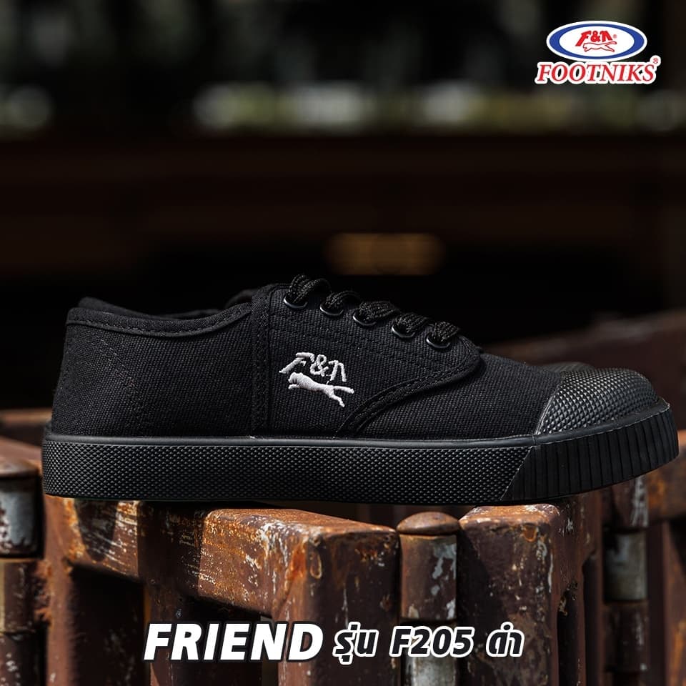 ลูกค้าใหม่ 1 บาท Footniks รองเท้าผ้าใบนักเรีย รุ่นT09-F205 คุณภาพเทียบ Gold city ไซส์ 31-45 รูปที่ 8