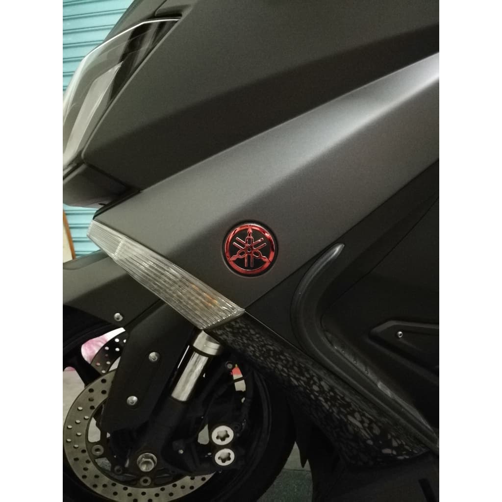 โลโก้ Yamaha Tmax Xmax Nmax พลาสติกชุบ โลโก้ ABS Motorcycle Emblem 50mm รูปที่ 6