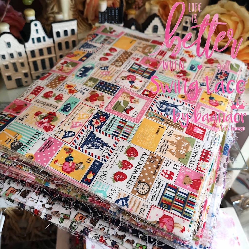 ตัวอย่างผ้า ลาย น้องซู บิลลี่ ชิ้นเล็กจิ๋ว ขนาด 20cm x 25cm ผ้าคอตตอน ผ้า เนื้อดี พิมพ์ลาย มีให้เลือกหลายสี รูปที่ 1