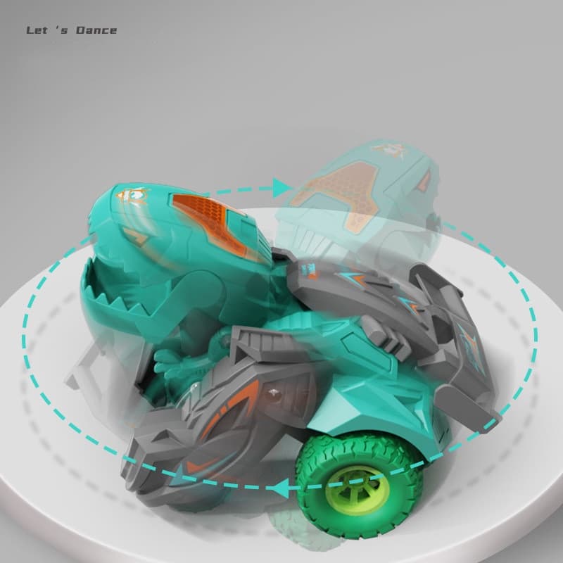 เปลี่ยนรูปรถไดโนเสาร์ รถของเล่น Inertial Sliding Dino Car Boys Amazing Gifts Kid Toy รูปที่ 6