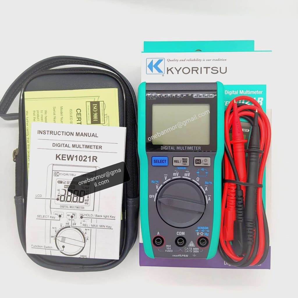 Kyoritsu KEW 1021R ดิจิตอล มัลติมิเตอร์ แม่นยำ รวดเร็ว ทนทาน รับประกัน 3 ปีเต็ม สินค้า ออกใบกำกับภาษีได้ รูปที่ 3