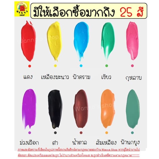 สีผสมอาหารเจล WANNA ขนาด26กรัม สีผสมอาหารแบบเจล สีผสมอาหาร สีผสมอาหารน้ำ สีเจลผสมอาหาร รูปที่ 3