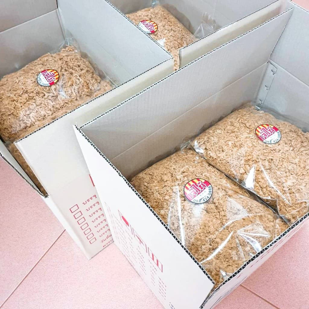 หมูหยองเจ๊ไน้ แบบนิ่มฟู 500 ก. ครึ่งกิโล เนื้อหมูล้วน เกรดพรีเมี่ยม ไม่ผสมแป้ง ไม่ผสมไก่ นุ่มฟู หอม อร่อย รูปที่ 6
