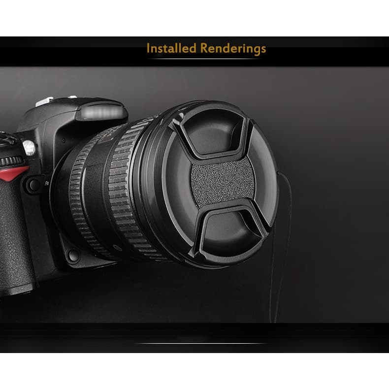 ฝาปิดเลนส์ มีหลายขนาด Lens cap 37 39 40.5 43 46 49 52 55 58 62 67 72 77 82 86 mm ฝาเลนส์ ฝาปิดหน้าเลนส์ ฝา เลนส์ รูปที่ 7