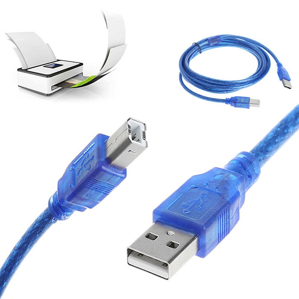 ส่งเร็ว สาย USB V2.0 3แบบ Printer , AM/AF ต่อให้ยาว ,AM/AM ผู้ผู้ Cable USB Version 2.0 สีฟ้า Glink รูปที่ 7