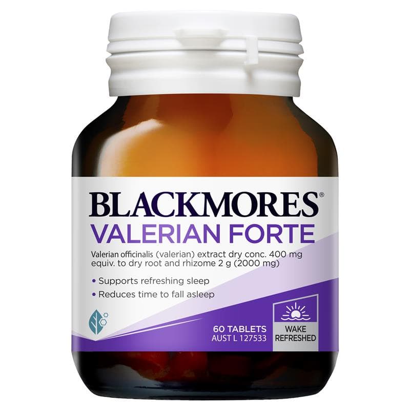 Blackmores Valerian Forte 2000mg 60 Tablets วาลาเลี่ยน สมุนไพรช่วยการนอนหลับ รูปที่ 2