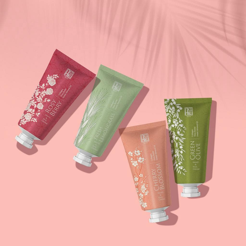AKALIKO Hand & Nail Cream 30 g. อะกาลิโก ครีมทามือ ครีมบำรุงมือ บำรุงเล็บ ป้องกันจมูกเล็บฉีก แก้เข่าด้าน ข้อศอกด้าน รูปที่ 4