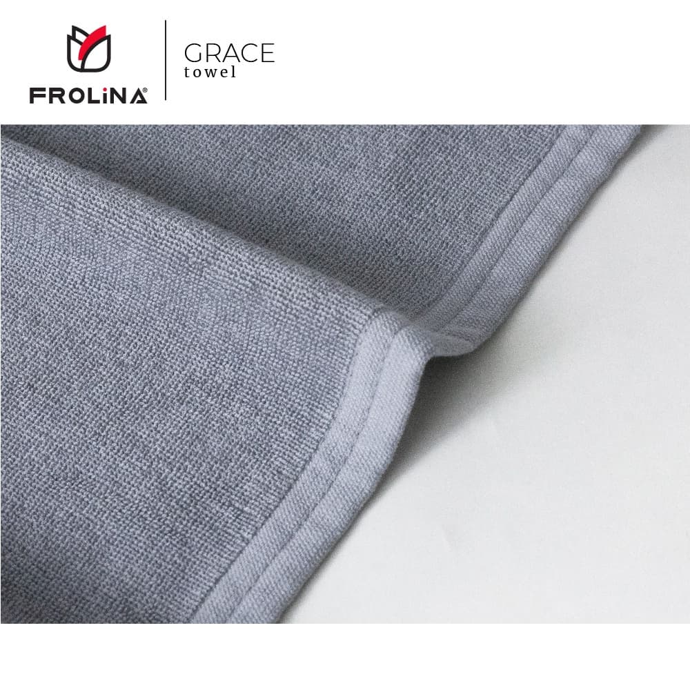 Frolina Grace Collection ผ้าขนหนูโรงแรม ผ้าเช็ดตัว ผ้าขนหนูเกรดโรงแรม 5 ดาว ขนาดใหญ่ 30x 60 นิ้ว รูปที่ 8