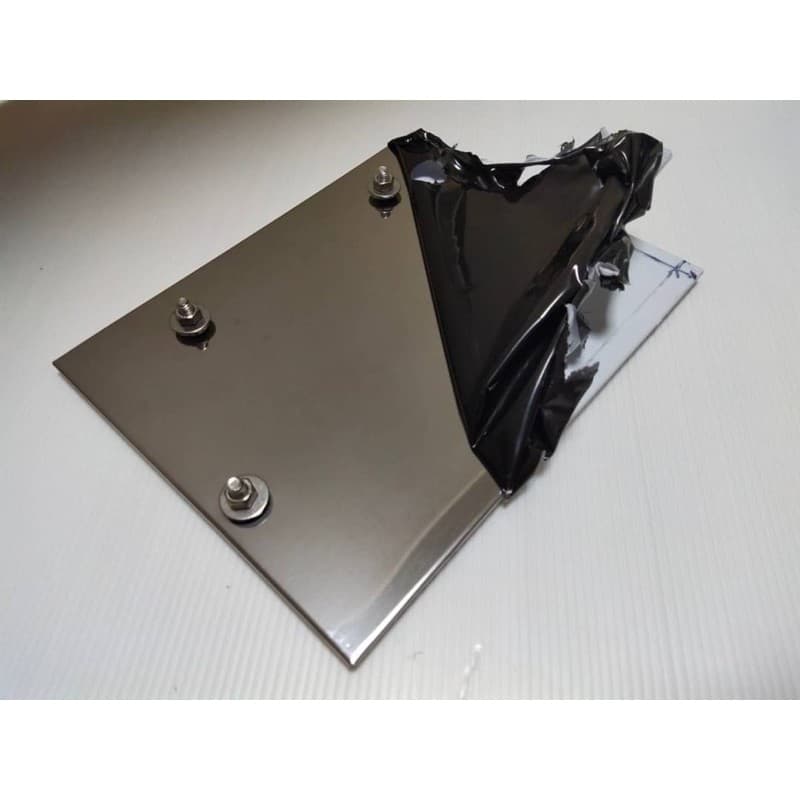 N Y C aerox nmax mio finoกรอบป้ายทะเบียน มีน็อตสำหรับยึดแคปซูล พรบ กรอบป้าย กรอบทะเบียน กรอบมีจุดยึดแคปซูล กรอบรถมอไซด์ รูปที่ 3