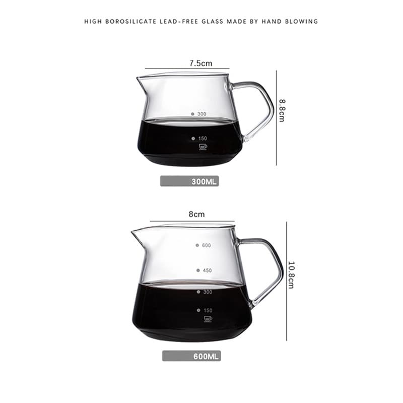 Diamond Coffee เหยือกดริปกาแฟ มินอมอล เหยือกกาแฟ 600 ml 300 ml Coffee Server รูปที่ 8