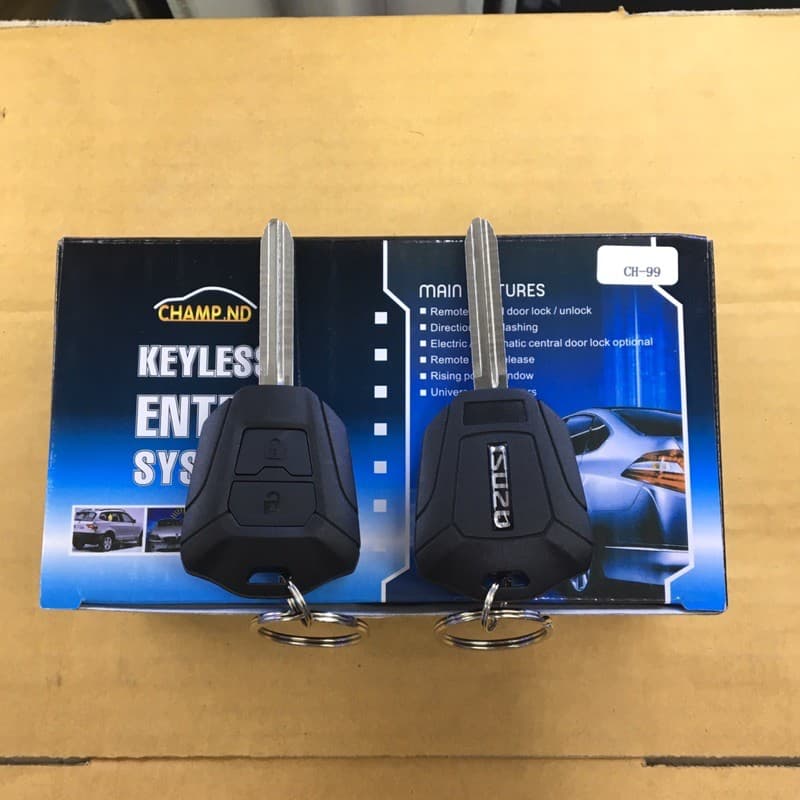 ชุดรีโมทปิด-เปิดและก้านดอกกุญแจตรงรุ่นสำหรับรถยนต์ Isuzu d-max ทุกรุ่นchamp.nd แบบกุญแจตรง,แบบพับเก็บดอกกุญแจ รูปที่ 3