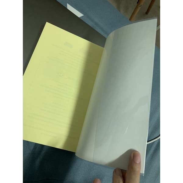 Jamsai ปกใส ปกใสนิยาย ปกพลาสติกใส่นิยาย ขนาดนิยายแจ่มใส/นิยายทั่วไปไซส์ปกติ ไม่ต้องติดกอสเทปให้เป็นรอยหนังสือในอนาคต รูปที่ 6