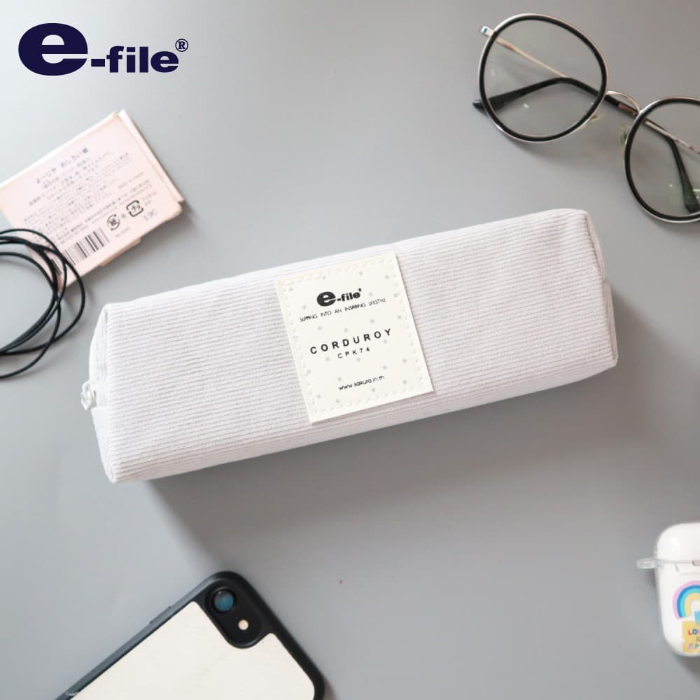 e-file กระเป๋า คอดูรอยด์ กระเป๋าดินสอ รหัส CPK74 รูปที่ 6