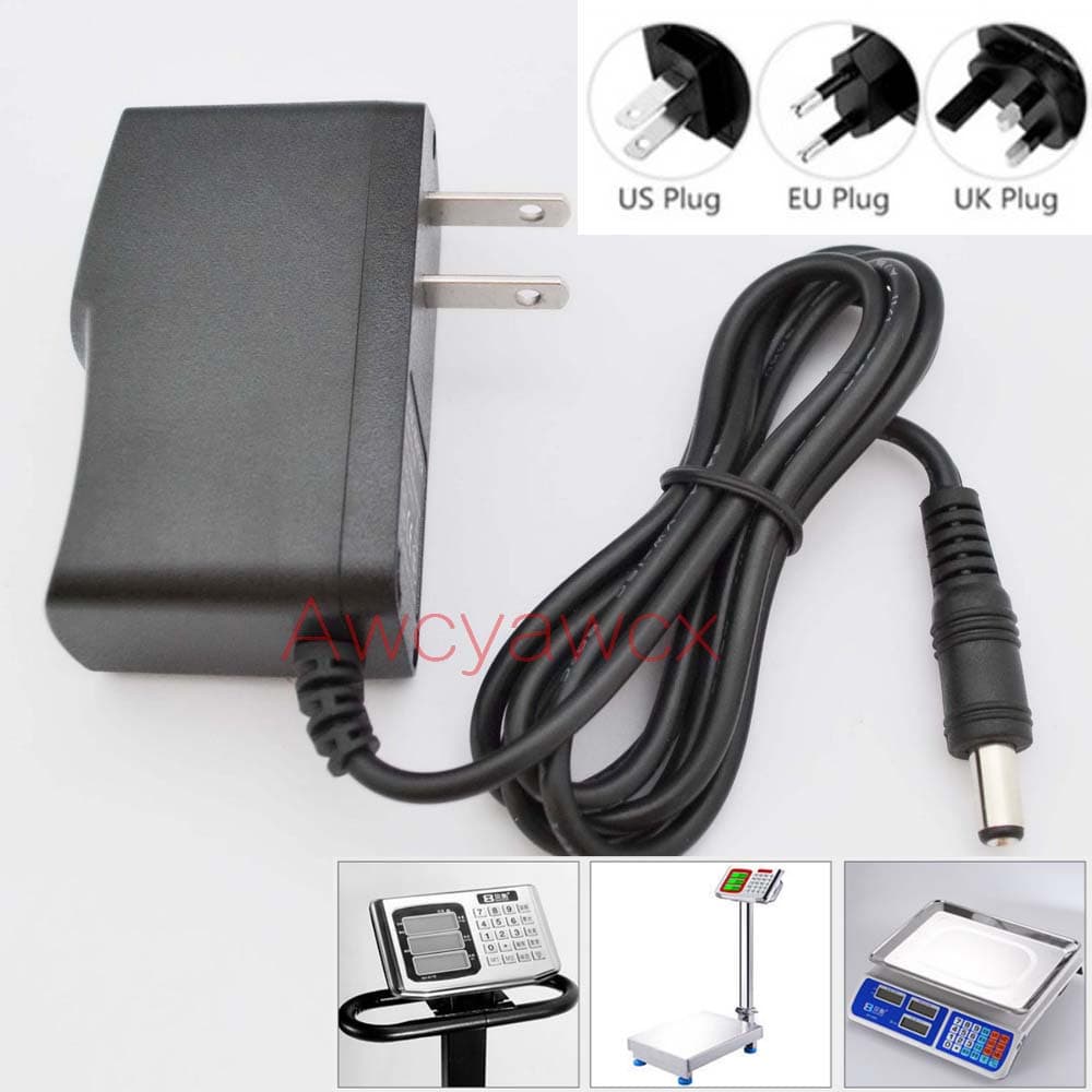 อะแดปเตอร์ชาร์จแบตเตอรี่ 6V 500mA 1000mA 1A 0.5A AC DC SUNFORD General Master Digital สําหรับเครื่องชั่งน้ําหนักดิจิทัลทั่วไป 10 กก. 15 กก. 30 กก. 10KG 15KG 30KG รูปที่ 1