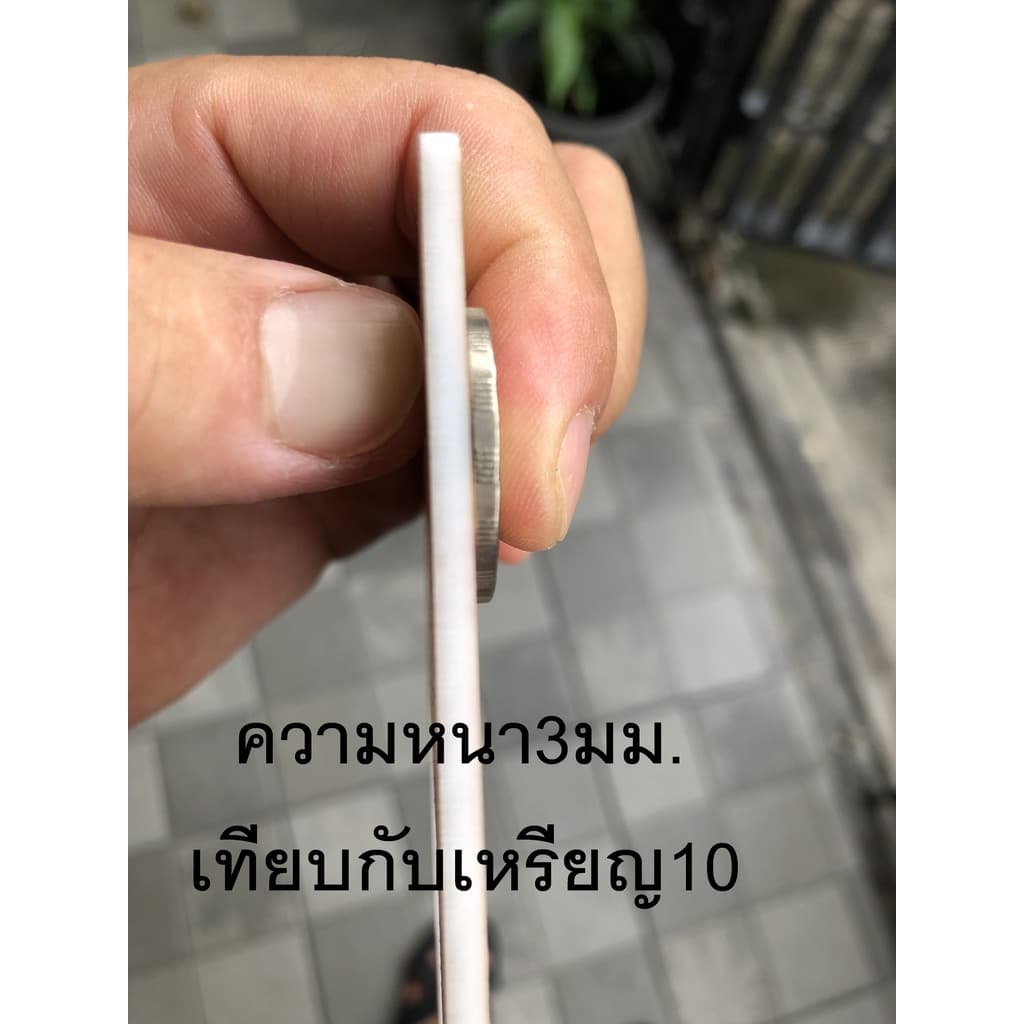 แผ่นอะคริลิคปิดรูลูกบิดประตู ราคานี้=1ชิ้น รูปที่ 4
