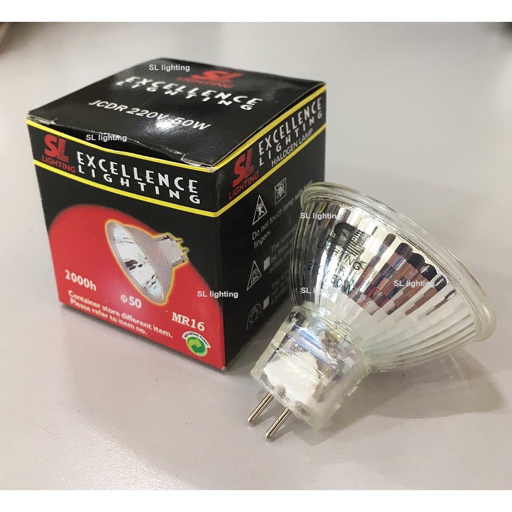 SL LIGHTING | Halogen MR16 หลอดฮาโลเจน ขั้ว MR16 มีกระจกและไม่มีกระจก รุ่น SL-9-JCDR-220V 50W, SL-9-JCDR+C 220V 50W รูปที่ 5