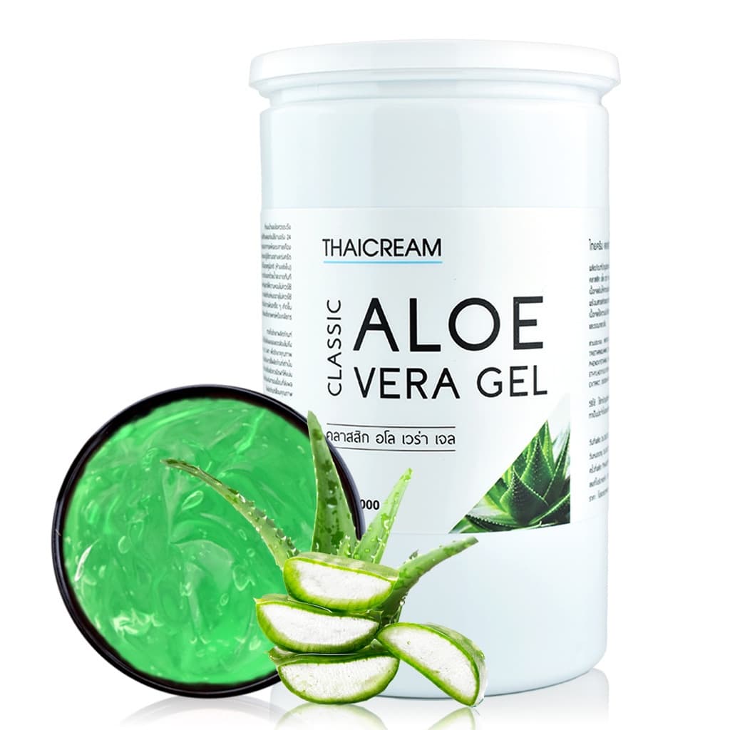 Thaicream 1กิโล เจลว่านหางจระเข้ อโลเวร่าเจล เจลนวดหน้า ไทยครีม Classic Aloe Vera Gel ว่านหางจระเข้ รูปที่ 2