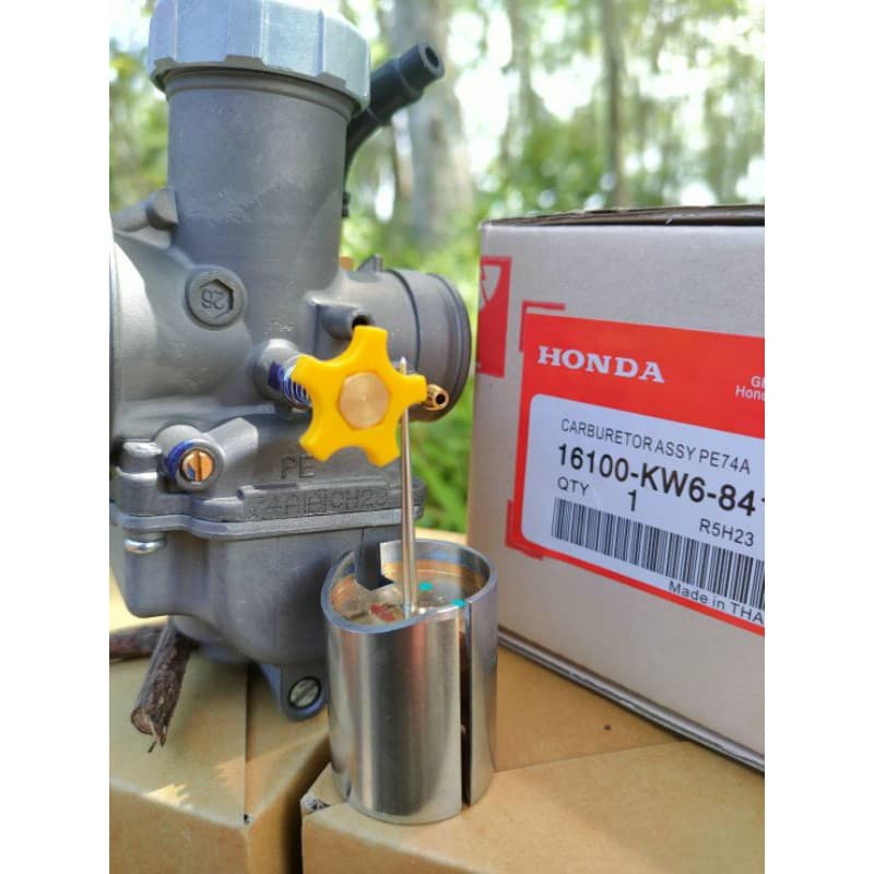 คาร์บูเอ็น​โปร​ NPro แท้ กล่องHonda อะไหล่​มอเตอร์​ไซค์​ ลูก​เร่ง​ทองเหลือง​ รับประกันจูนนิ่ง รูปที่ 2