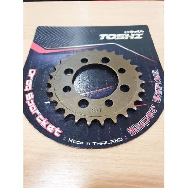 TOSHIสเตอร์หลังชุบแข็ง 415 TOSHI รุ่น:Wave100เก่า/Wave100sท้ายกลมเก่า/Nova/Dream/Tena/Sonic/Beat/Best/Dash สินค้าไทย100% รูปที่ 3