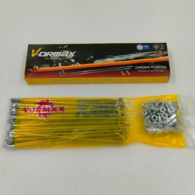 ซี่ลวด VORMAX เบอร์ 9,10 ซี่ลวดชุบโครเมี่ยม แบบมีกล่อง-ไม่มีกล่อง รูปที่ 3