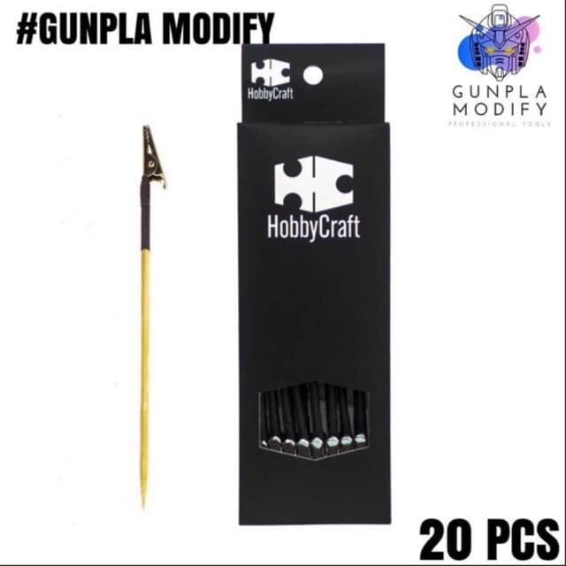Hobby Craft ไม้หนีบชิ้นงานโมเดล 20 ไม้ รูปที่ 1