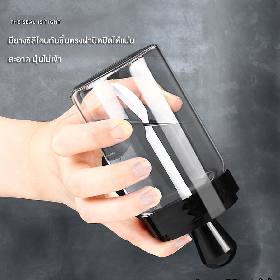 ขวดใส่เครื่องปรุง อาหาร กระปุกใส่เครื่องเทศ พร้อมช้อนตักในตัว ขนาด 300ml รูปที่ 7
