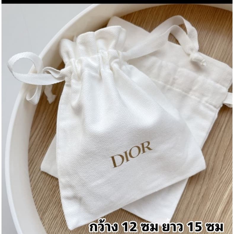 สินค้าแท้% ถุงผ้าหูรูด ใส่ลิปสติกใส่เครื่องประดับ รูปที่ 6