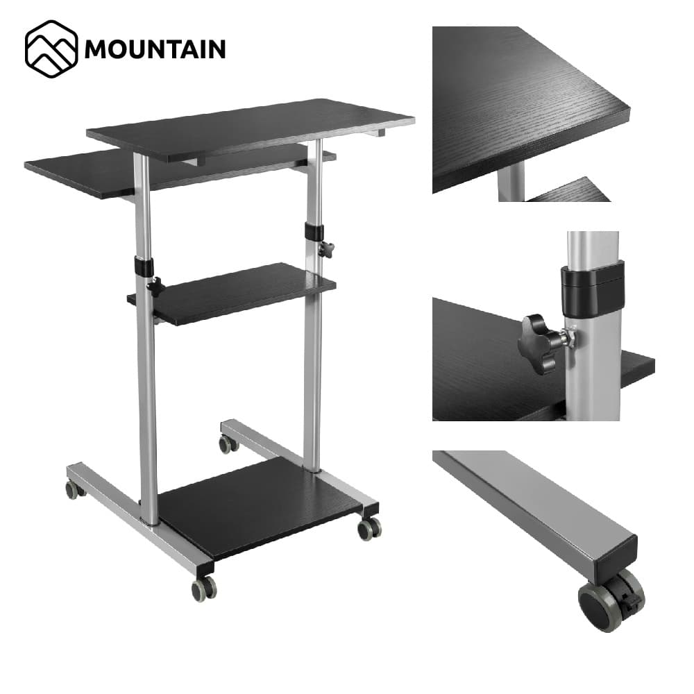 โต๊ะคอมพิวเตอร์ โต๊ะทำงาน พร้อมที่วางคีย์บอร์ด-ซีพียู MOUNTAIN ERGONOMIC รุ่น ERGO-400 รูปที่ 8