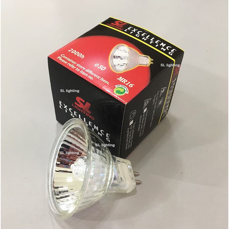 SL LIGHTING | Halogen MR16 หลอดฮาโลเจน ขั้ว MR16 มีกระจกและไม่มีกระจก รุ่น SL-9-JCDR-220V 50W, SL-9-JCDR+C 220V 50W รูปที่ 4