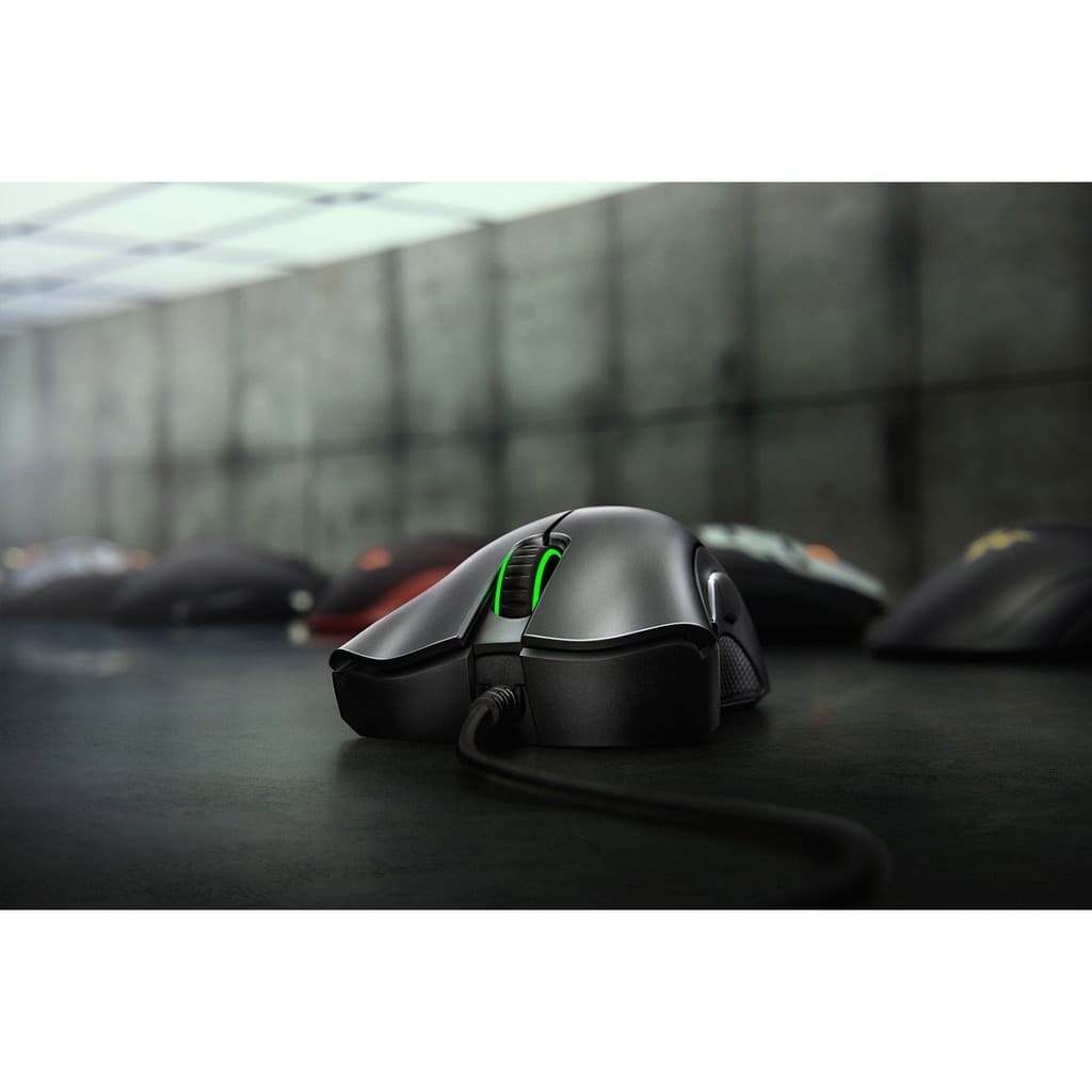 เมาส์ RAZER DEATHADDER ESSENTIAL Black/White เมาส์เกมมิ่ง เรเซอร์ มาโคร RGB รูปที่ 4