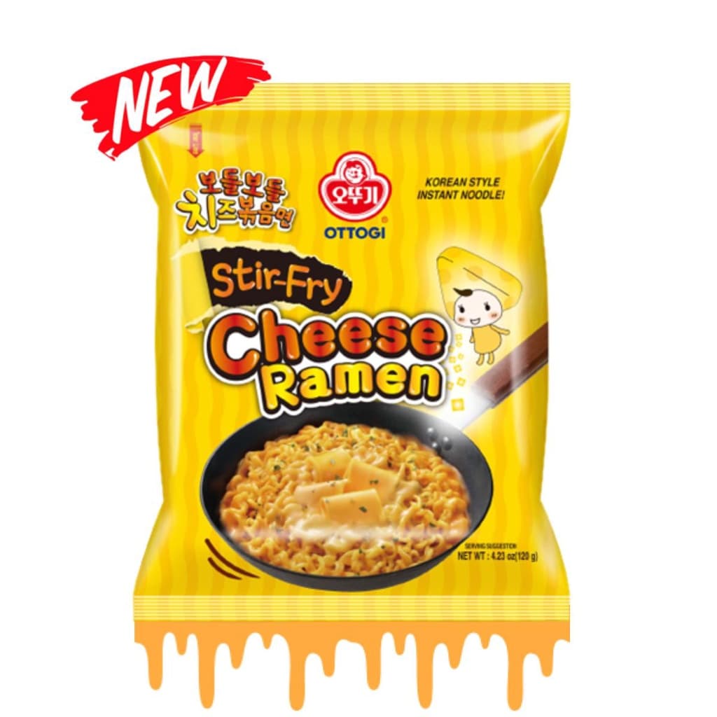 โอโตกิ สเตอร์ฟราย ชีส ราเมง 120 กรัม l OTTOGI Stir-Fry Cheese Ramen 120g. รูปที่ 3