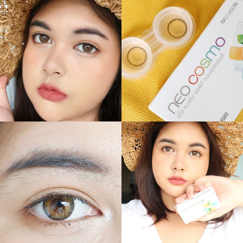 คอนแทคเลนส์ Shimmer Honey สีน้ำตาลทอง สายฝอ ผิวสีน้ำผึ้งใส่สวยมาก มีส่งด่วนใน กทม. รูปที่ 4