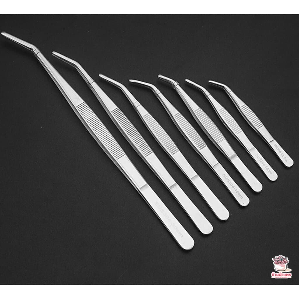 ฟอเซปด้ามยาว ฟอร์เซบสแตนเลส #304 Forcep ฟอเซป ปากคีบ อุปกรณ์ช่วยปลูกต้นไม้ แคคตัส กระบองเพชร cactus&succulent รูปที่ 8