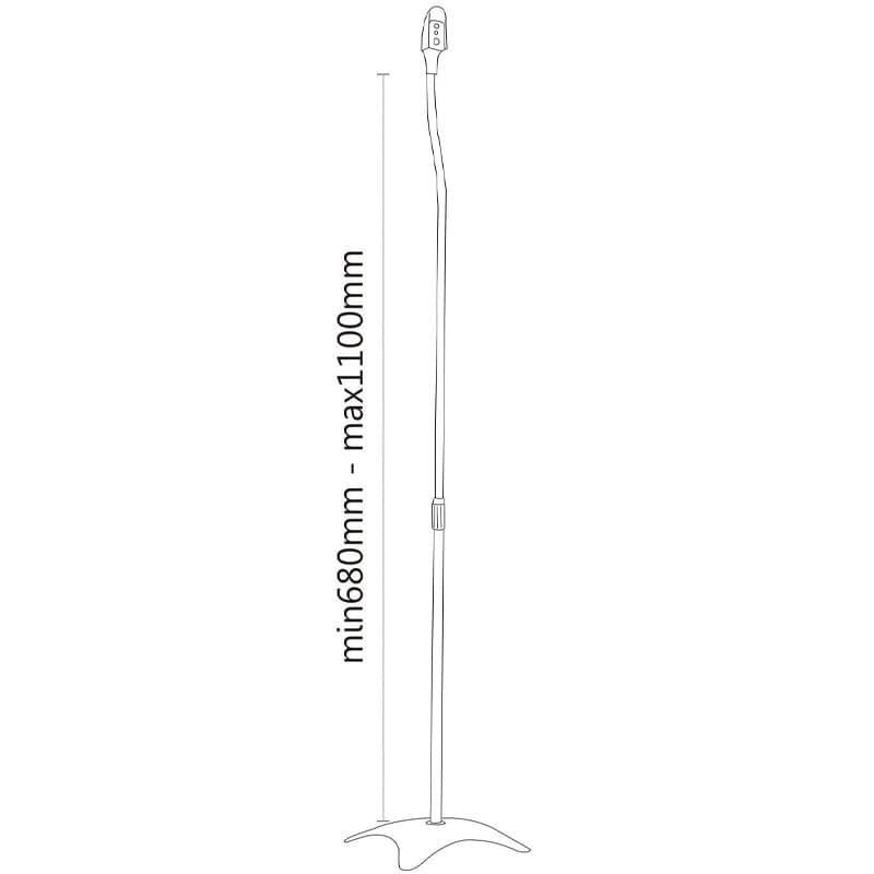 ขาตั้งลำโพงคู่ ปรับความสูงได้ ขาตั้งลำโพง ขาแขวนลำโพง Surround Sound Speaker Stands รูปที่ 4