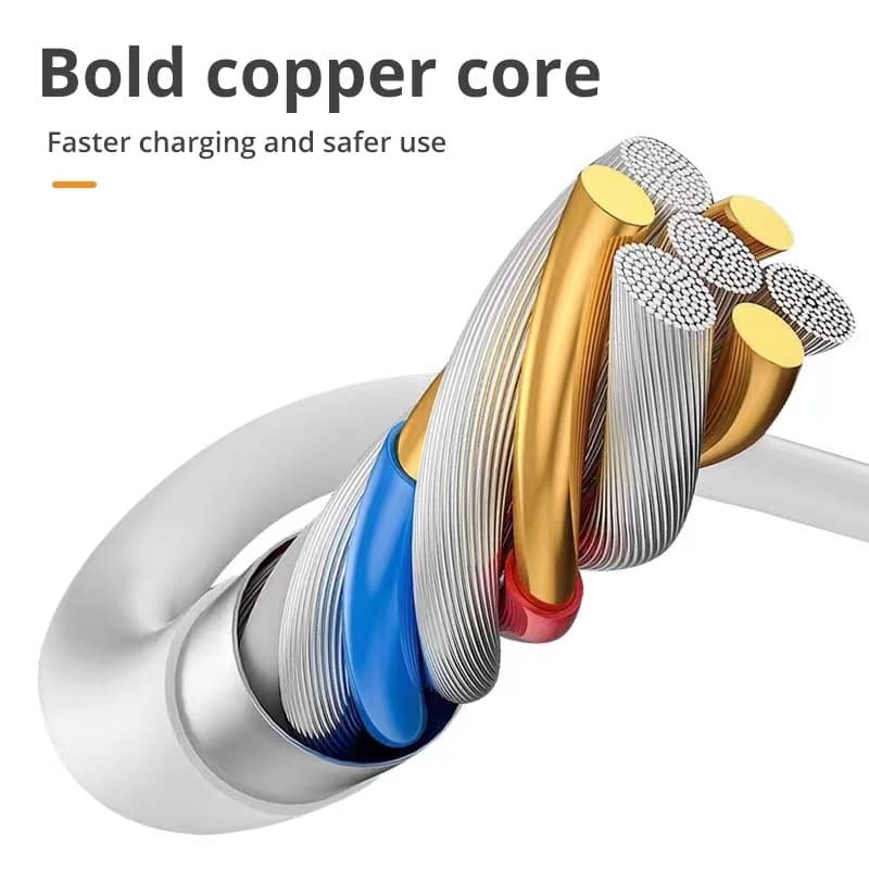 MAILESI HUAWEI สายชาร์จ Huawei 6A Type-C Cable 66W สายชาร์จสำหรับMate 30 40 Pro P20 P30 P40 Pro Nova 8 Se Honor 30 รูปที่ 4