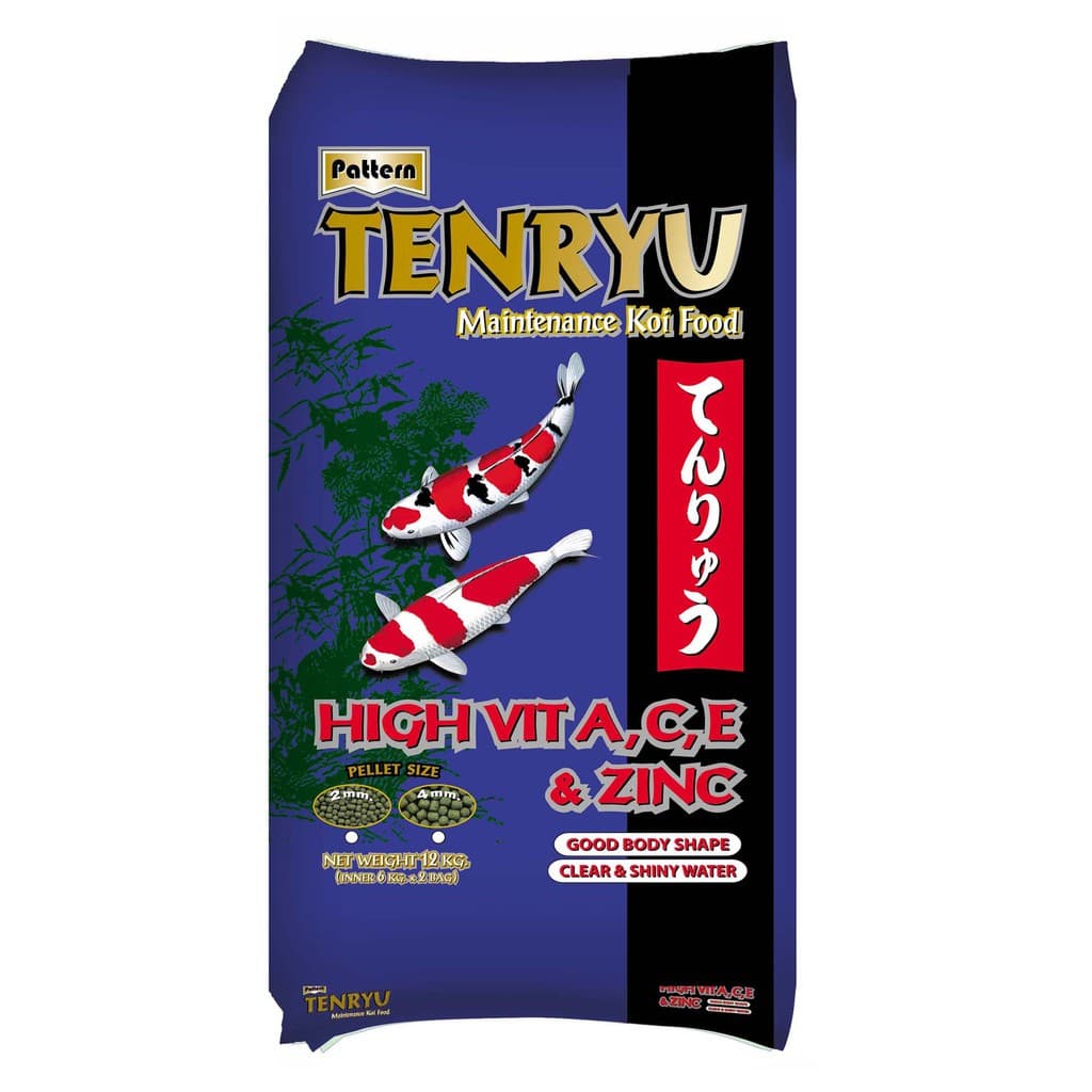 Tenryu Maintenance อาหารปลาคาร์ฟเท็นริวน้ำเงิน ขนาด 7 กก. เม็ด 4 ม.ม. เพิ่ม 500 กรัม จำนวน 1 ถุง รูปที่ 1
