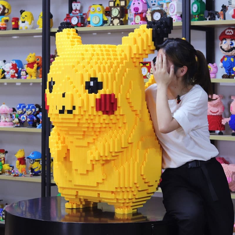 ของเล่นเด็กผู้ชาย ของขวัญ diy labubu ของขวัญเด็กปีใหม่ ไฟคาสึริเล็ก พิกาชู สตาร์เดลล่า มังกรไฟ โดราเอมอน ตัวต่อตัวใหญ่ บล็อกตัวต่อ นาโน บล็อกตัวต่อ รูปปิกาจู ขนาดใหญ่ ของเล่นสําหรับเด็ก และผู้ใหญ่ รูปที่ 2