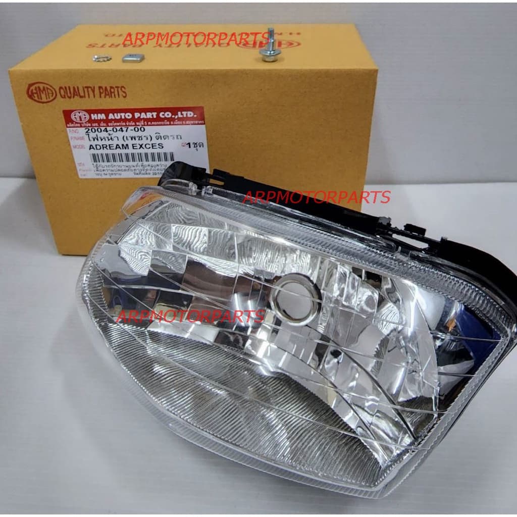 ไฟหน้า DREAM EXCES, C100P ดรีม เอ็กซ์เซส ซี 100 พี # HMA BRAND # 2004-047-00 รูปที่ 4