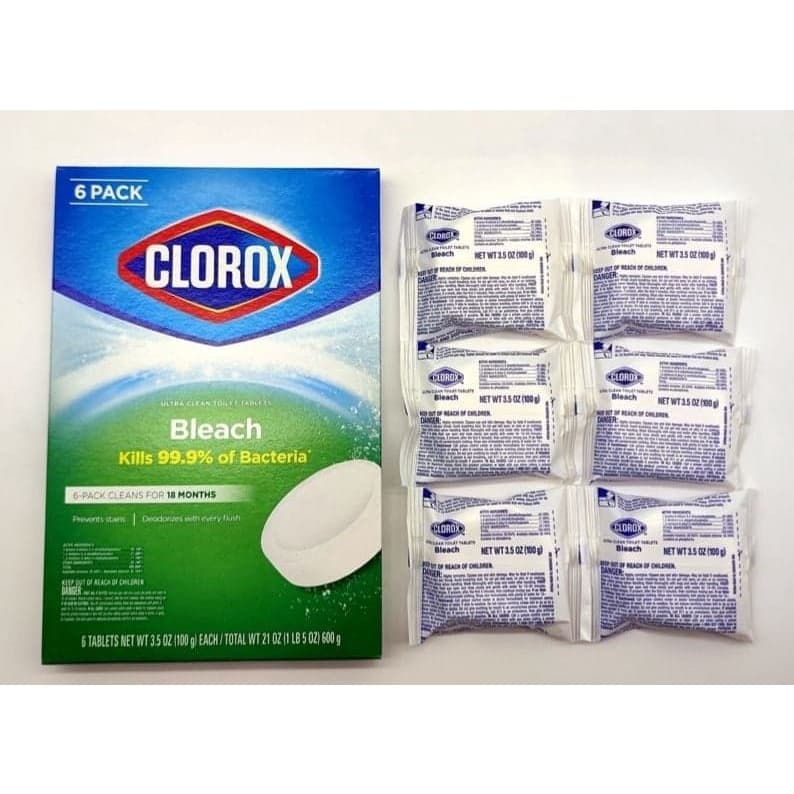 ขายส่งยกลัง 12ก้อน Clorox ก้อนทำความสะอาดชักโครก ใช้แล้วไม่ต้องขัด รูปที่ 4
