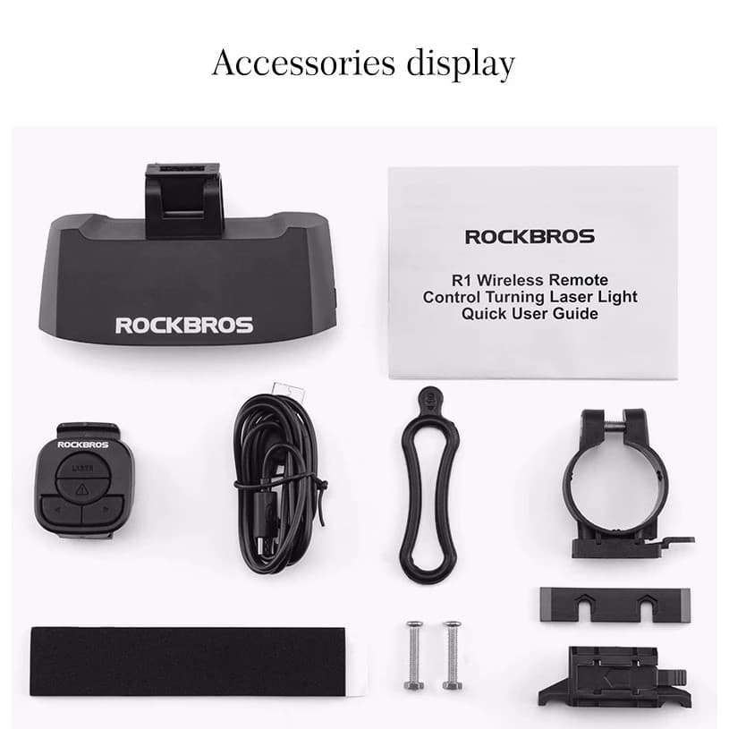 ROCKBROS ไฟเตือนกันน้ำสำหรับติดรถจักรยาน รูปที่ 8