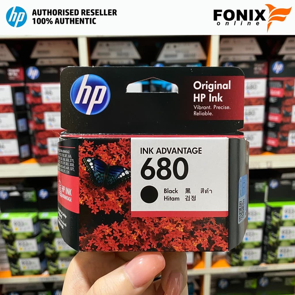 หมึกพิมพ์แท้ Hp 680 Series Black สีดำ / Tri-color สามสี / แพ็คเดี่ยว /แพ็คคู่ รูปที่ 3
