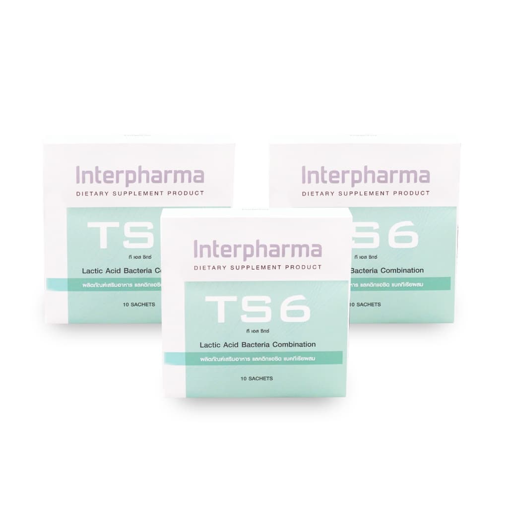 TS6 Probiotics by Interpharma อาหารเสริมช่วยรักษาฝ้า-กระ เสริมระบบขับถ่ายโดย Interpharma รูปที่ 2