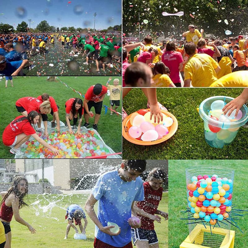 ลูกโป่งน้ำ ลูก ของเล่นสงกรานต์ Water balloons ลูกโป่งน้ำ มาก รูปที่ 6